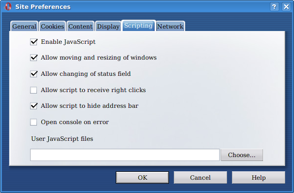 サイト別設定の画像