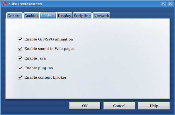 サイト別設定の画像